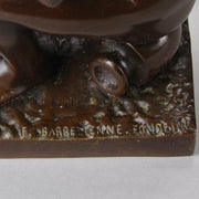 Ferdinand Barbedienne Bronze - Kneeling Venus - Antique Bronze - Hickmet Fine Arts 