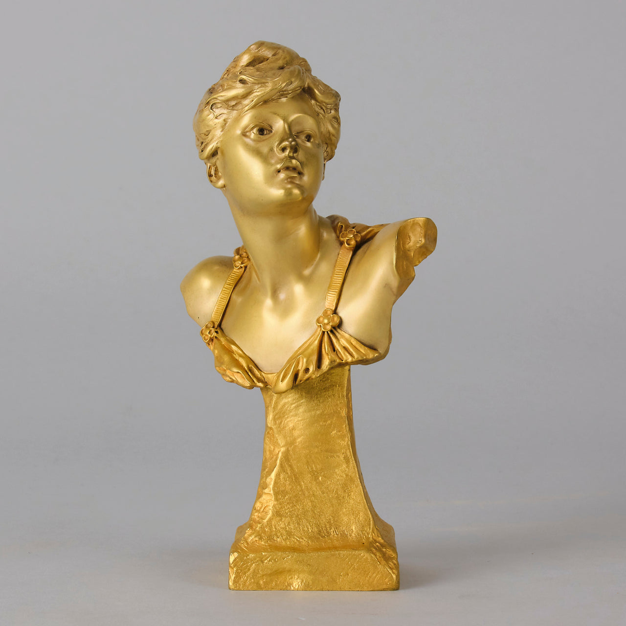 Art Nouveau Bust - Louis Ernest Barrias - Antique Bronze - Bronze statues for sale - Bronze sculptures for sale - Antique bronze statues - Hickmet Fine Arts