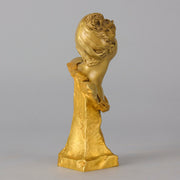 Art Nouveau Bust - Louis Ernest Barrias - Antique Bronze - Bronze statues for sale - Bronze sculptures for sale - Antique bronze statues - Hickmet Fine Arts