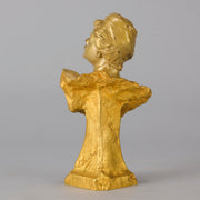 Art Nouveau Bust - Louis Ernest Barrias - Antique Bronze - Bronze statues for sale - Bronze sculptures for sale - Antique bronze statues - Hickmet Fine Arts