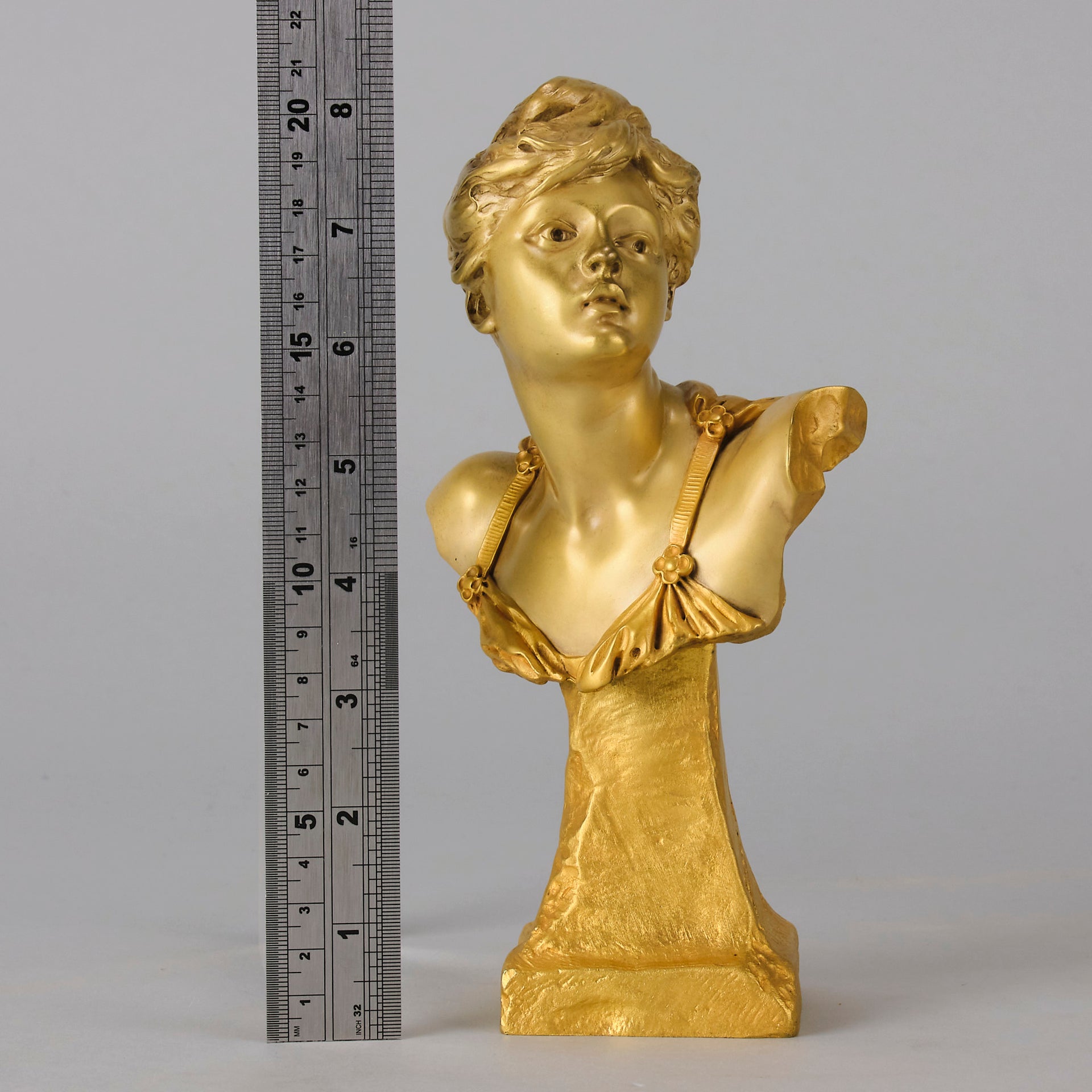 Art Nouveau Bust - Louis Ernest Barrias - Antique Bronze - Bronze statues for sale - Bronze sculptures for sale - Antique bronze statues - Hickmet Fine Arts