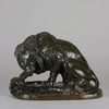 Bronze Lion and Serpent by Barye - Animaliers - Antique Bronze - Antique animal sculptures for sale - Hickmet Fine Arts