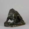 Bronze Lion and Serpent by Barye - Animaliers - Antique Bronze - Antique animal sculptures for sale - Hickmet Fine Arts