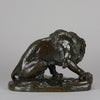 Bronze Lion and Serpent by Barye - Animaliers - Antique Bronze - Antique animal sculptures for sale - Hickmet Fine Arts