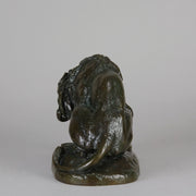 Bronze Lion and Serpent by Barye - Animaliers - Antique Bronze - Antique animal sculptures for sale - Hickmet Fine Arts
