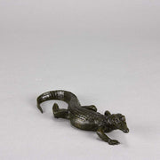 Barye Crocodile - Antoine L Barye Animalier Bronze - Hickmet Fine Arts