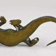 Barye Crocodile - Antoine L Barye Animalier Bronze - Hickmet Fine Arts