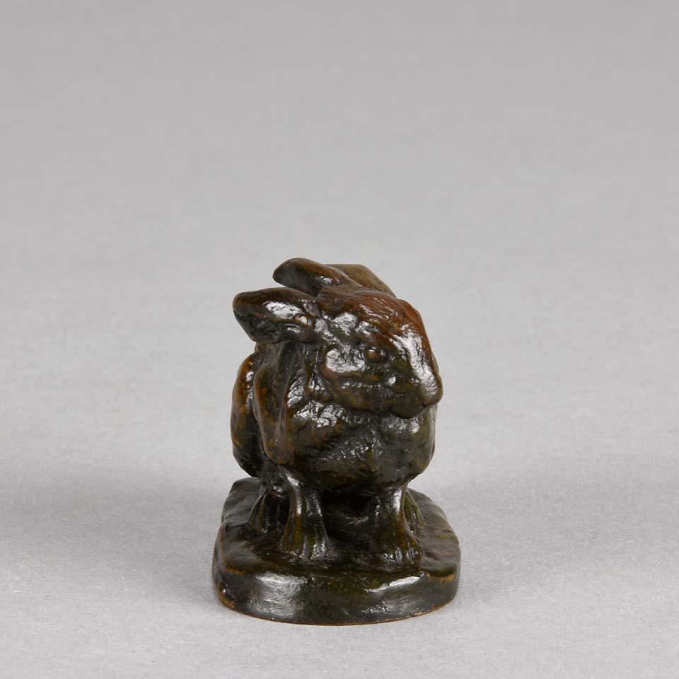 Barye Hare - Animalier Bronze by Antoine Barye - Hickmet Fine Arts
