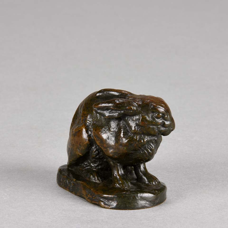 Barye Hare - Animalier Bronze by Antoine Barye - Hickmet Fine Arts
