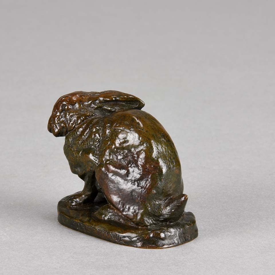 Barye Hare - Animalier Bronze by Antoine Barye - Hickmet Fine Arts