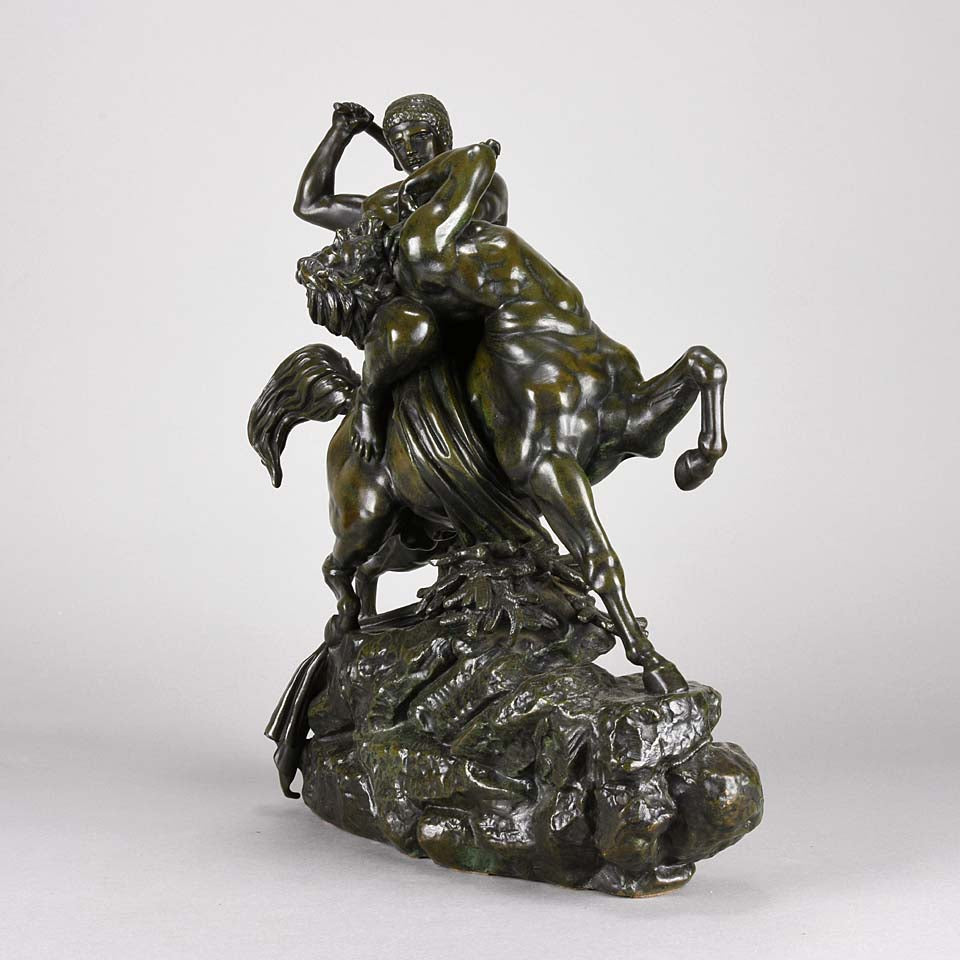 Barye Theseus & Minotaur - Antoine Louis Barye - Hickmet Fine Arts