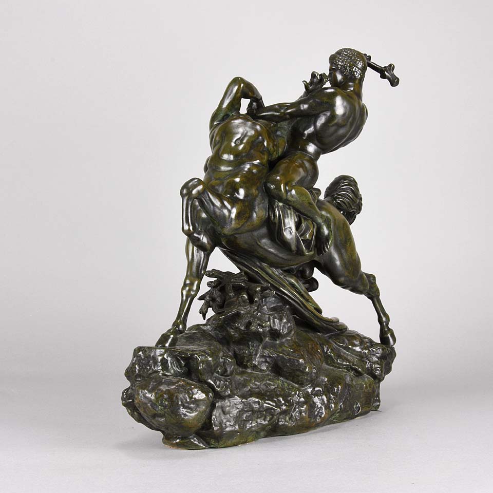 Barye Theseus & Minotaur - Antoine Louis Barye - Hickmet Fine Arts