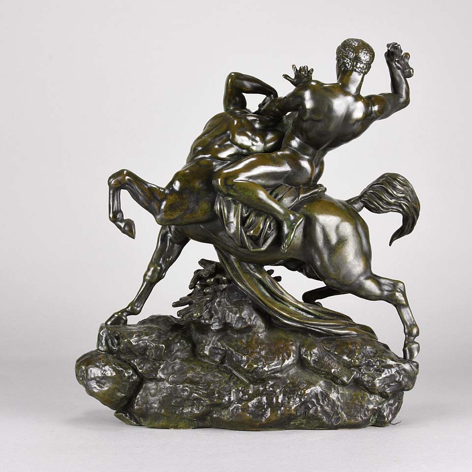 Barye Theseus & Minotaur - Antoine Louis Barye - Hickmet Fine Arts