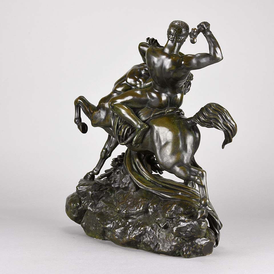 Barye Theseus & Minotaur - Antoine Louis Barye - Hickmet Fine Arts
