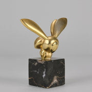 Bumble Bee Car Bonnet Mascot by G Lachaise an Art Deco gilt bronze bumble bee
