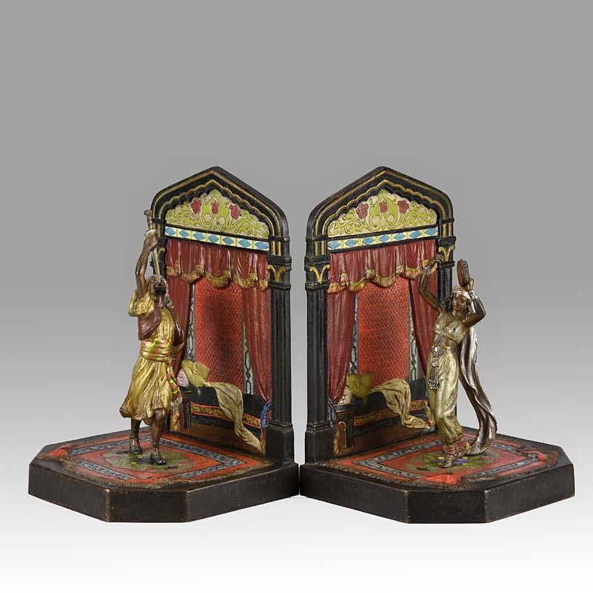 “Dancing Arab Bookends” by Franz Bergman