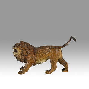 Bergman Bronze Lion - Antique Bronze - Hickmet Fine Arts