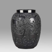 “Biches” glass vase by Lalique