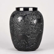 “Biches” glass vase by Lalique