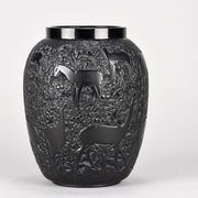 “Biches” glass vase by Lalique