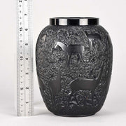 “Biches” glass vase by Lalique