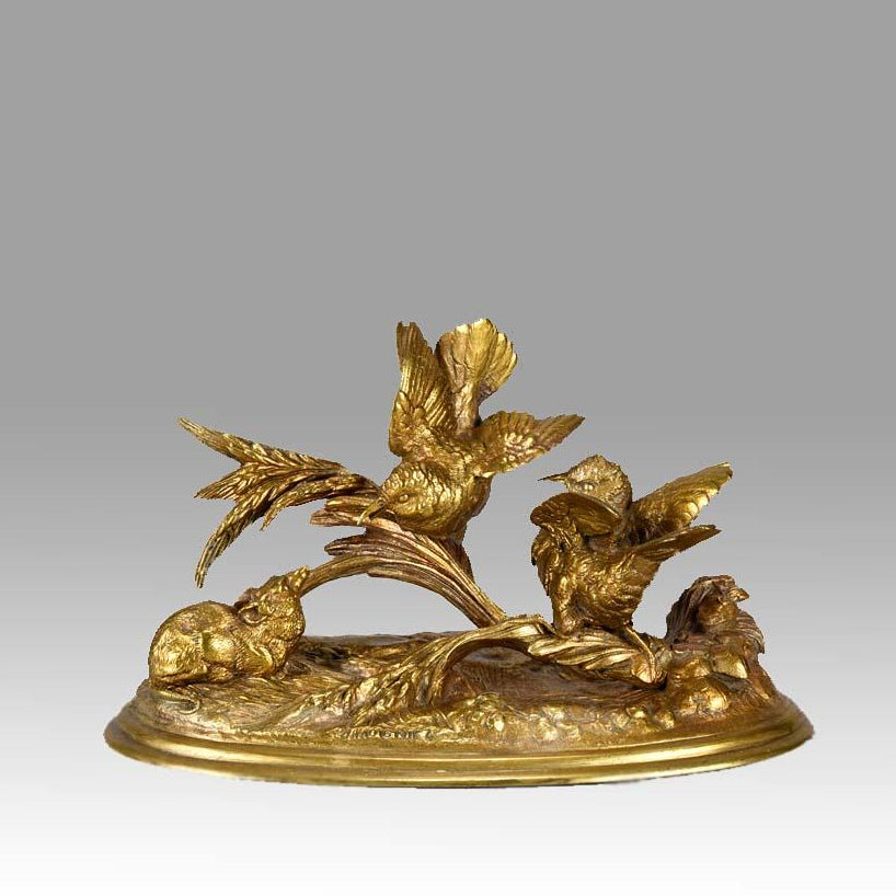 'Birds with a Mouse' by Jules Moigniez