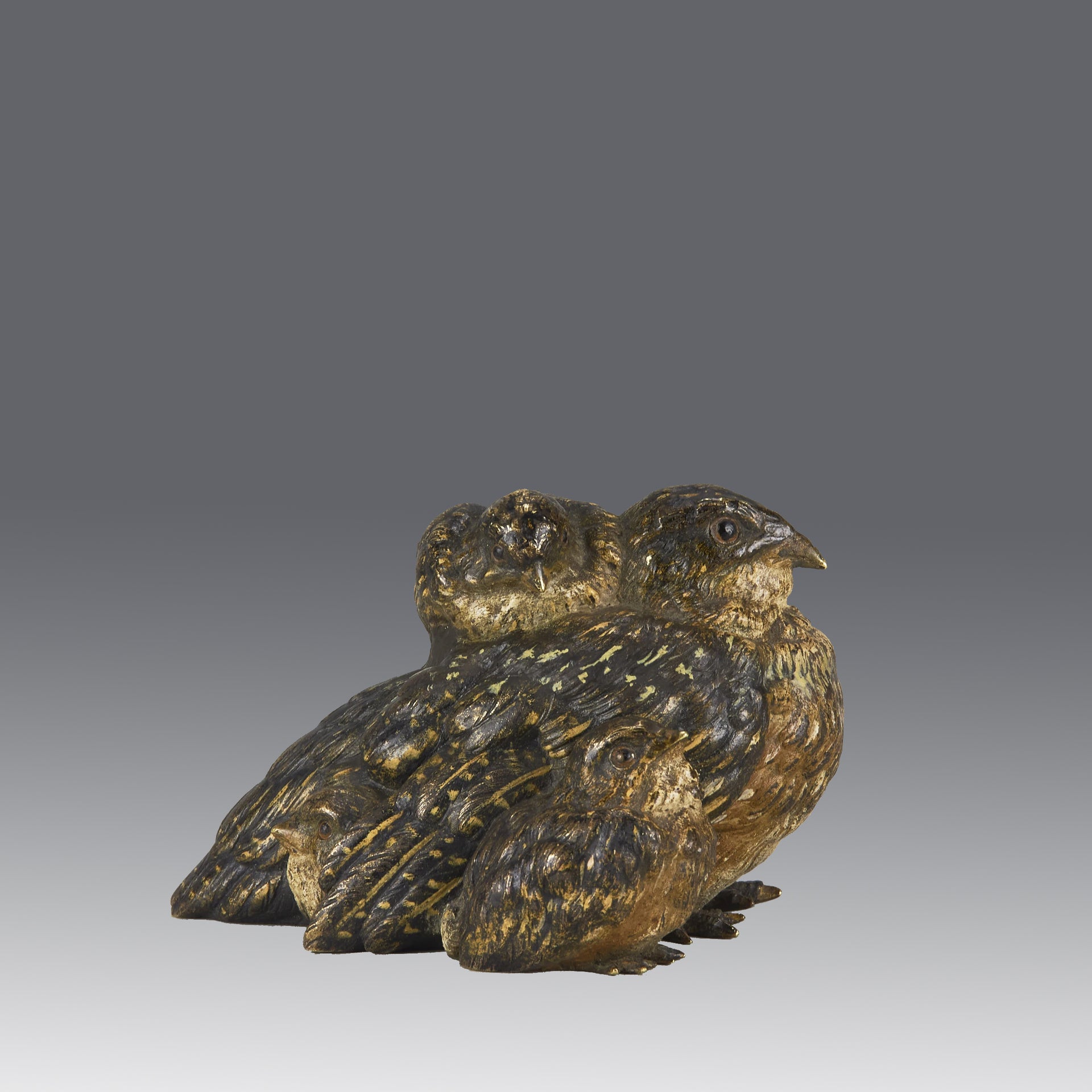 Bergman bronze birds - Antique Bronze - Hickmet Fine Arts