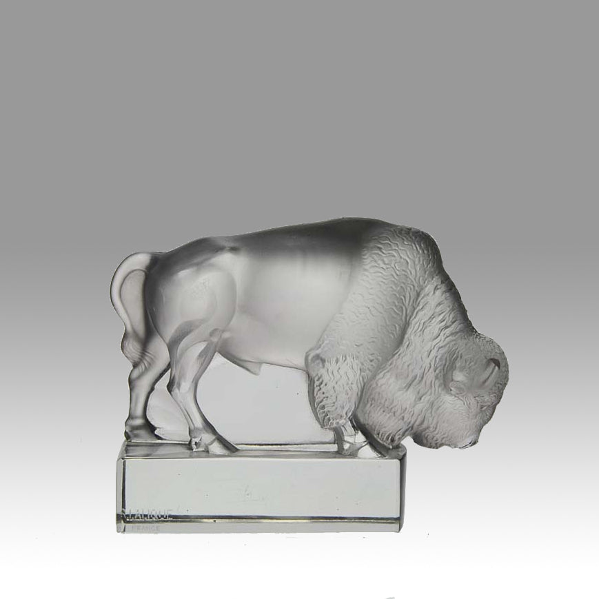 René Lalique "Bison" Paperweight