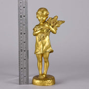 Suzanne Bizard Bronze - Flower Girl Bronze Girl - Hickmet Fine Arts