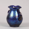 Loetz Glass - Blue Papillion Vase by Johann Loetz - Hickmet Fine Arts