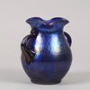 Loetz Glass - Blue Papillion Vase by Johann Loetz - Hickmet Fine Arts