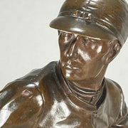 Bonheur bronze horse and jockey