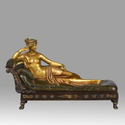 Bergman Bronze - Pauline Borghese - Franz Bergman - Hickmet Fine Arts