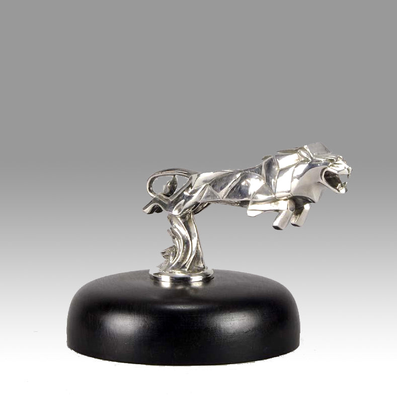 Leaping Lion Car Mascot by C Brau