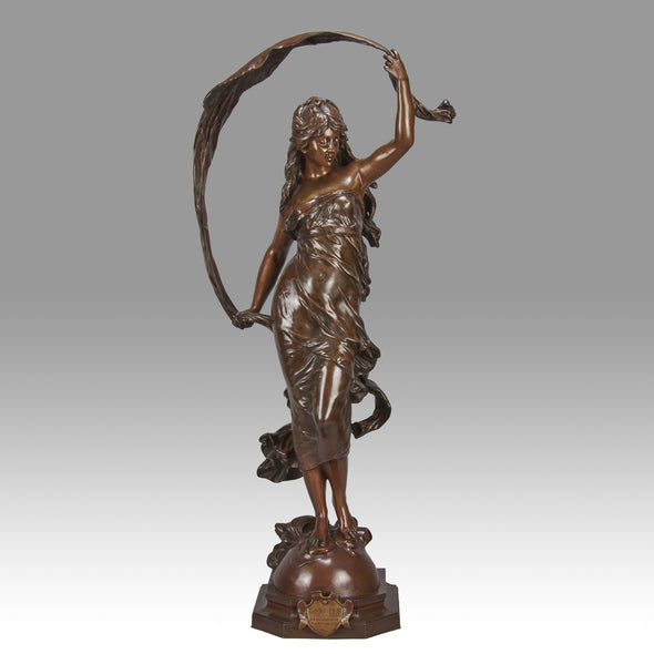 Art Nouveau Auguste Moreau bronze