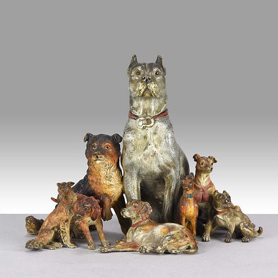 ‘Bronze Dog Group’ by Bergman