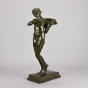  Harold Brownsword Art Deco Bronze Sculpture - Young Woman - Hickmet Fine Arts 