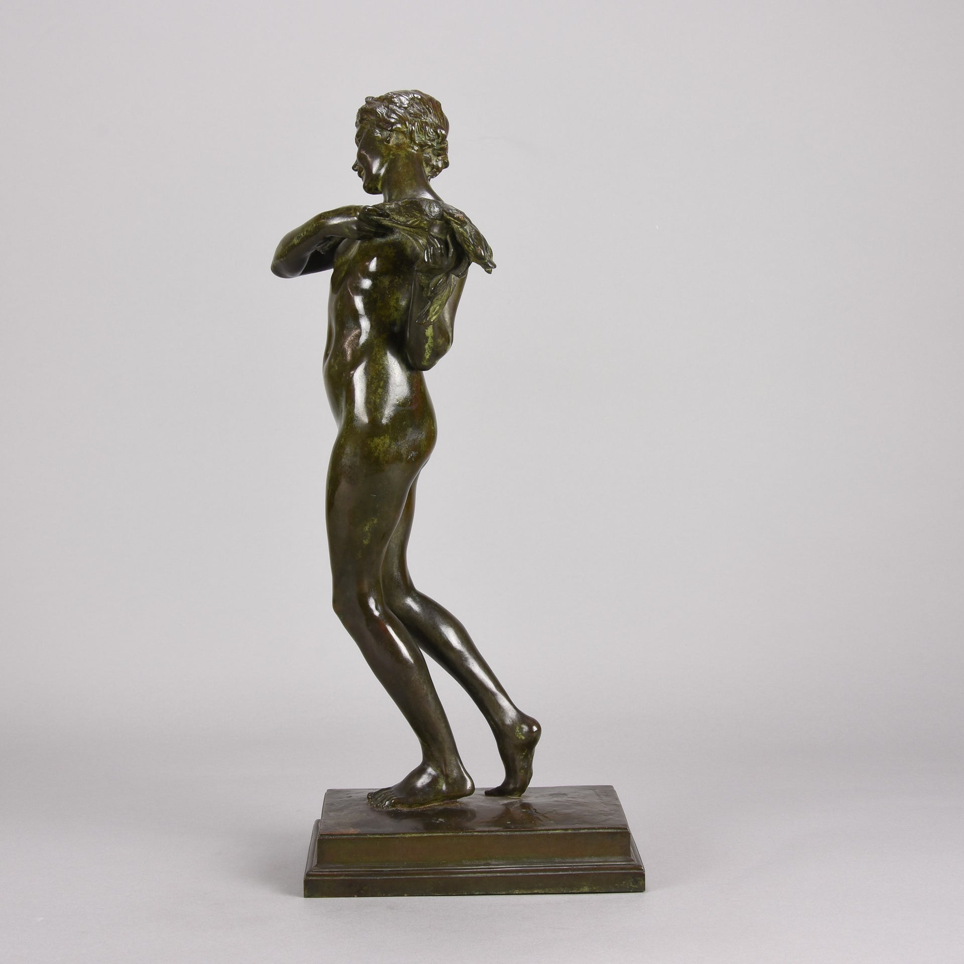  Harold Brownsword Art Deco Bronze Sculpture - Young Woman - Hickmet Fine Arts 