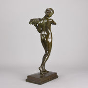  Harold Brownsword Art Deco Bronze Sculpture - Young Woman - Hickmet Fine Arts 