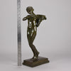  Harold Brownsword Art Deco Bronze Sculpture - Young Woman - Hickmet Fine Arts 