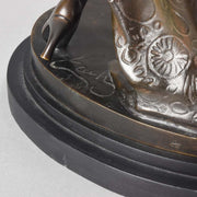 Bruno Zach Erotic Lady Art Deco Bronze