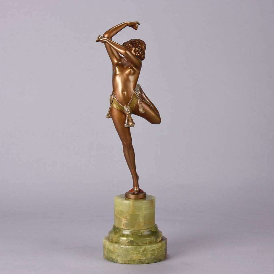 Erotic Dancer - Bruno Zach - Art Deco Bronze Dancer - Hickmet Fine Arts