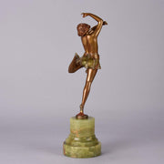 Erotic Dancer - Bruno Zach - Art Deco Bronze Dancer - Hickmet Fine Arts