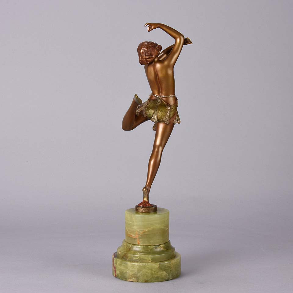 Erotic Dancer - Bruno Zach - Art Deco Bronze Dancer - Hickmet Fine Arts