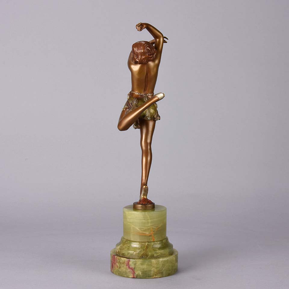 Erotic Dancer - Bruno Zach - Art Deco Bronze Dancer - Hickmet Fine Arts