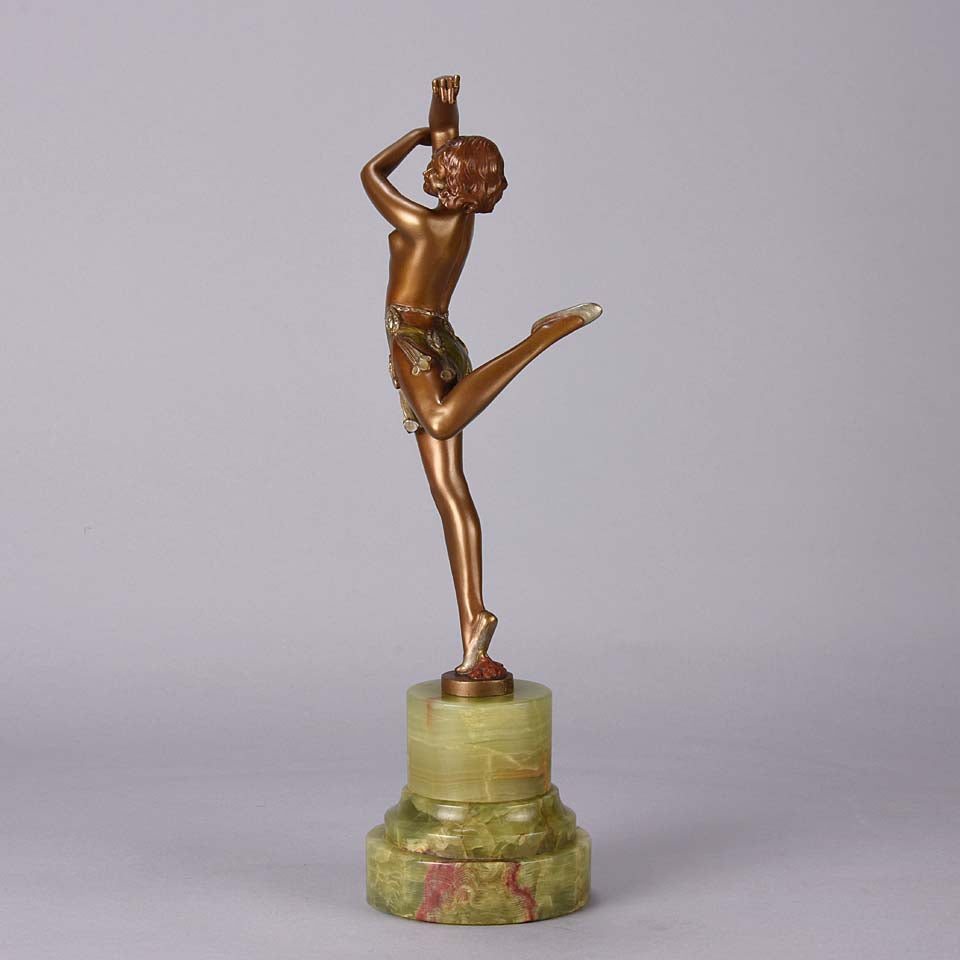 Erotic Dancer - Bruno Zach - Art Deco Bronze Dancer - Hickmet Fine Arts