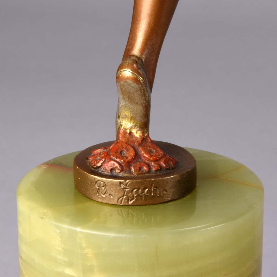 Erotic Dancer - Bruno Zach - Art Deco Bronze Dancer - Hickmet Fine Arts