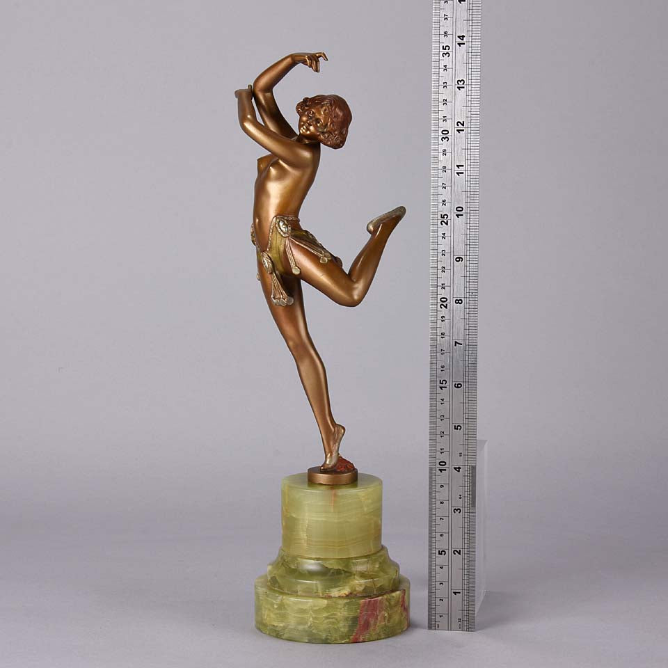 Erotic Dancer - Bruno Zach - Art Deco Bronze Dancer - Hickmet Fine Arts