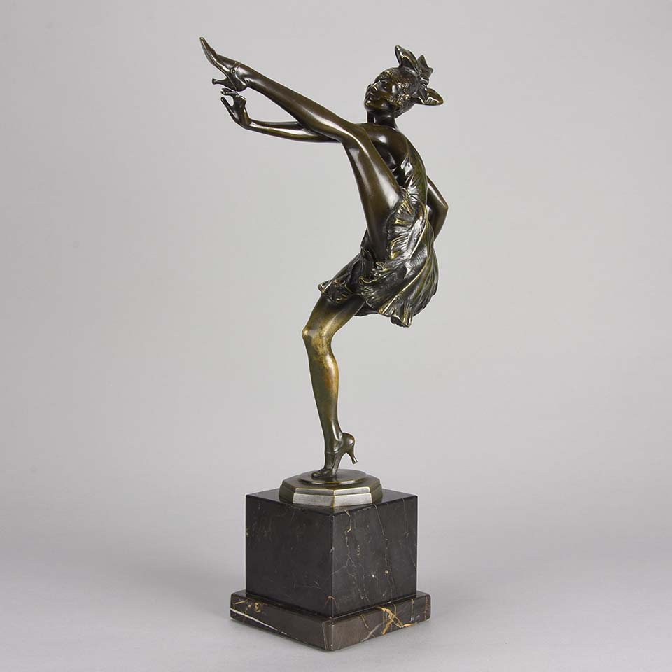 High Kick - Bruno Zack - Antique Bronze Figures - Hickmet Fine Arts
