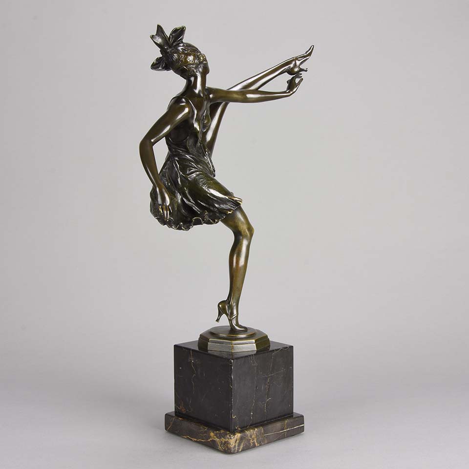 High Kick - Bruno Zack - Antique Bronze Figures - Hickmet Fine Arts
